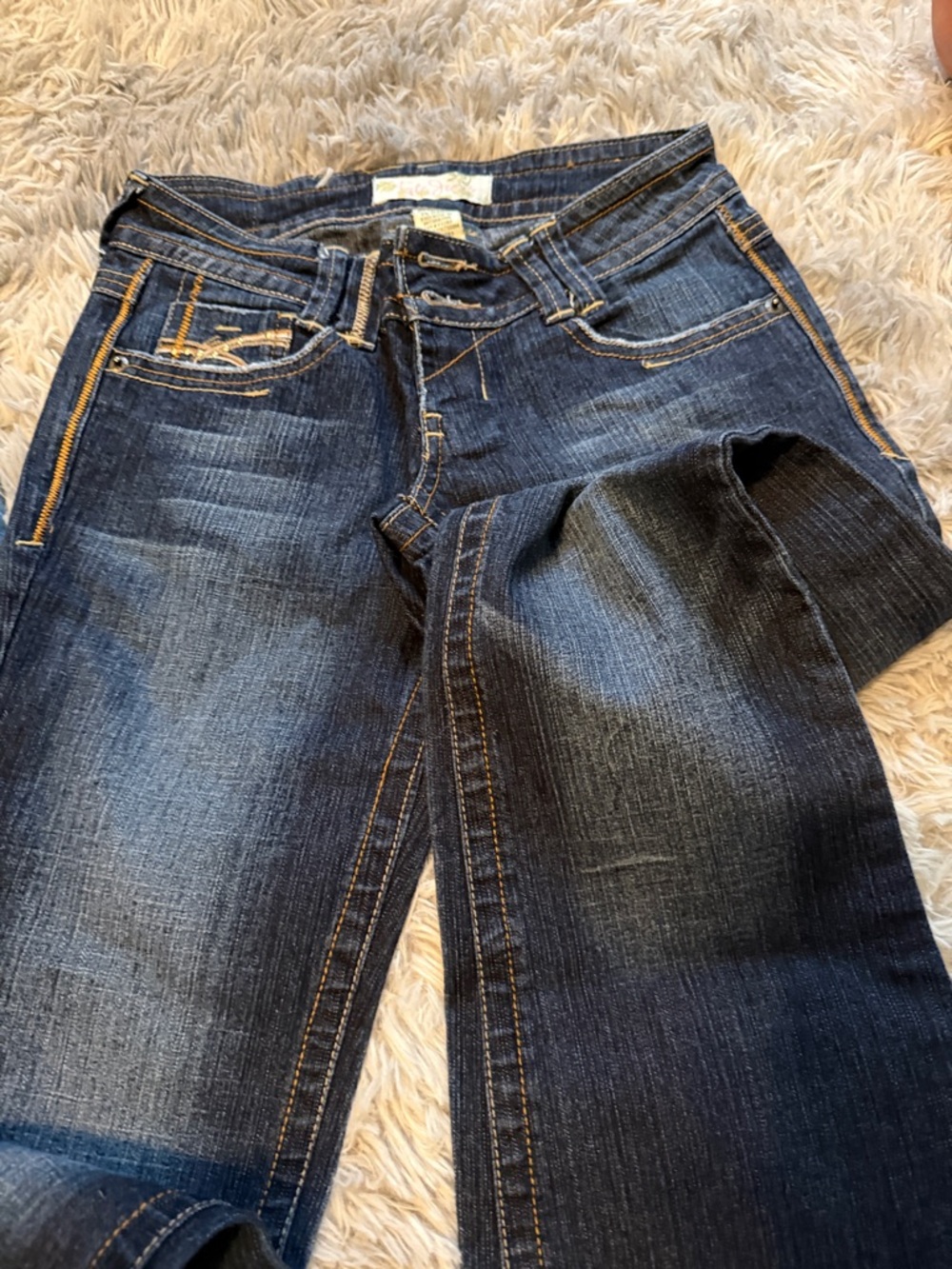 Tyte Jeans Women's Dark Blue Bootcut Denim